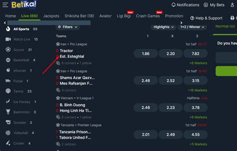 live betting betika .